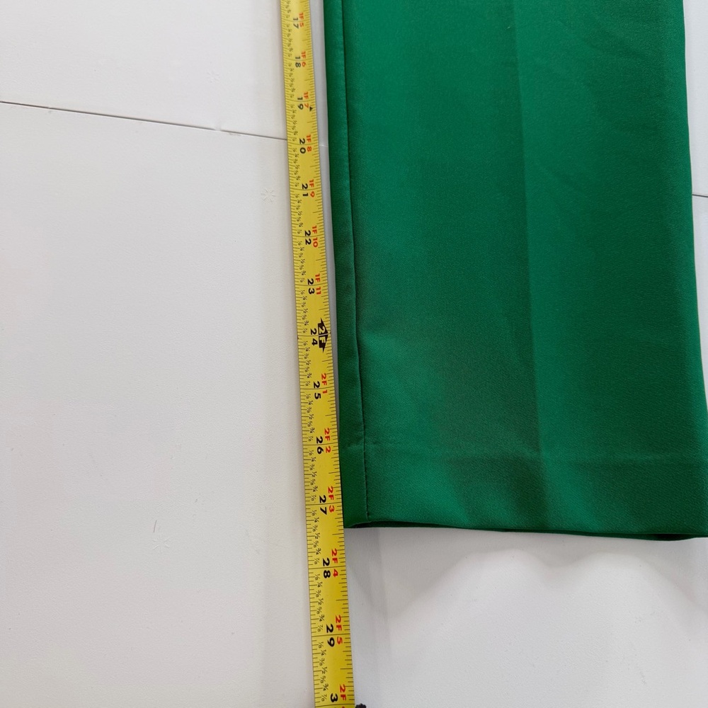 7th Avenue New York Green Belted Trousers Size 12 Average - Picture 13 of 16